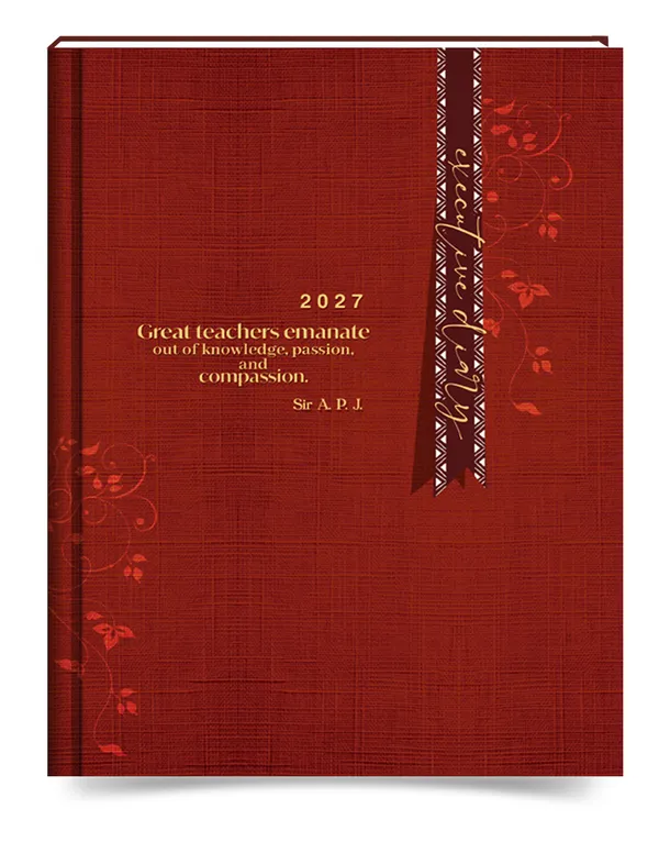 Red_Inspirational_Quote_Hardcover_2027_Diary_365_Pages