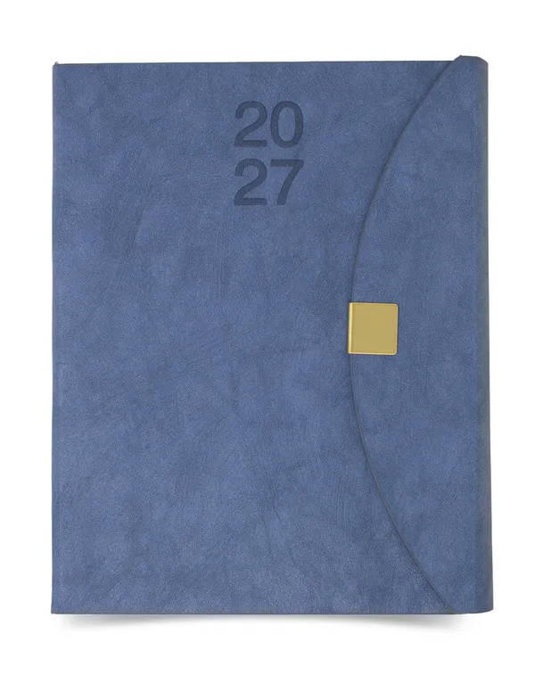 Blue_Textured_Flap_Closure_Hardcover_2027_Diary_365_Pages