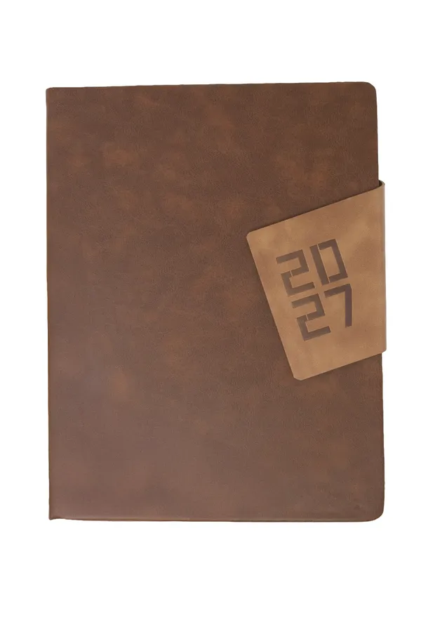 Brown_Pu_Hardcover_2027_Ruled_Diary