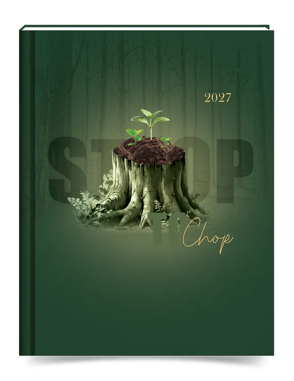 Green_Nature_Print_Paper_Cover_2027_Ruled_Hardcover_Diary