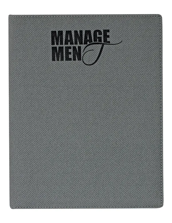 Grey_Textured_Pu_Cover_Manage_Men_Print_Ruled_Notebook