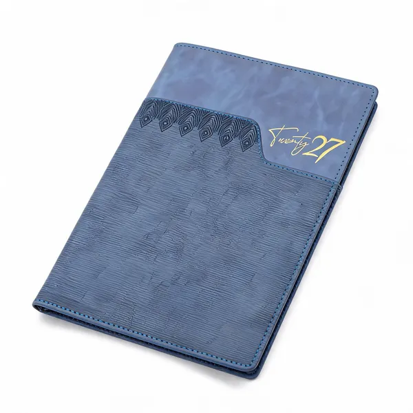 Blue_Pu_Textured_2027_Ruled_Diary_Notebook