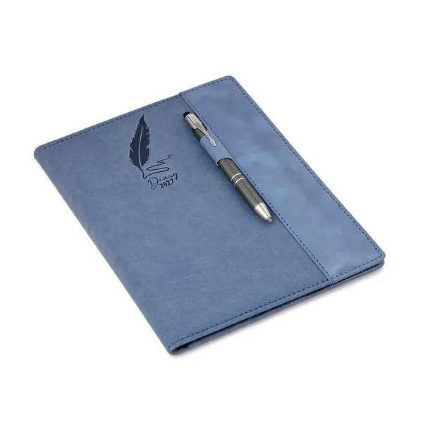 Blue_Feather_Print_2027_Diary_Notebook_With_Pen_365_Pages
