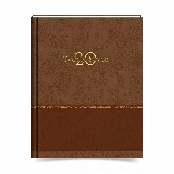 Brown_Embossed_Floral_Hardcover_2027_Ruled_Diary