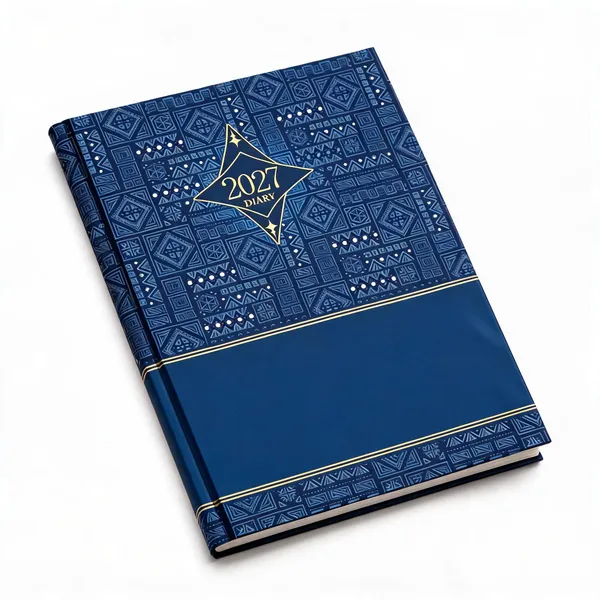 Blue_Geometric_Pattern_Paper_Cover_2027_Ruled_Diary