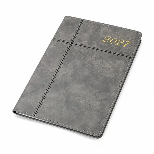 Grey_Textured_Pu_Cover_2027_Ruled_Diary