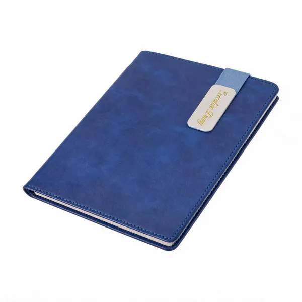 Blue_Pu_Cover_Birthday_Diary_Vertical_Band_Notebook