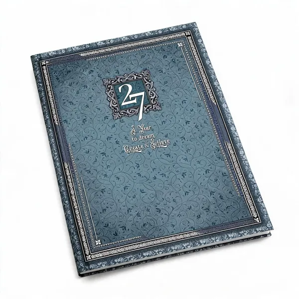 Blue_Ornate_Floral_Hardbound_Diary_Journal_365_Pages