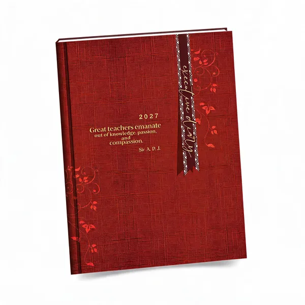 Red_Inspirational_Quote_Hardcover_2027_Diary_365_Pages