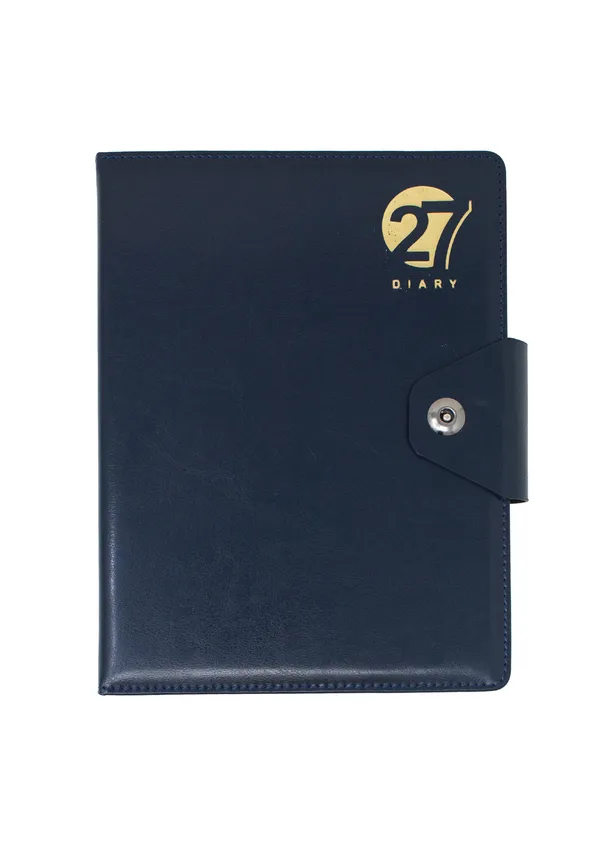Navy_Pu_Cover_Gold_Emblem_Snap_Closure_2027_Diary