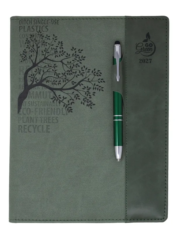 Green_Pu_Cover_2027_Diary_With_Pen_Holder_365_Pages