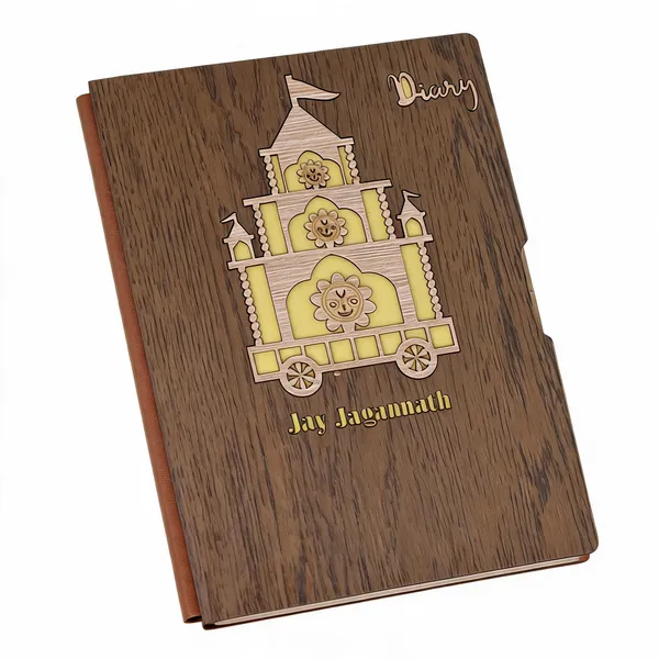 Wood_Cover_Jagannath_Chariot_Motif_Ruled_Diary_Notebook