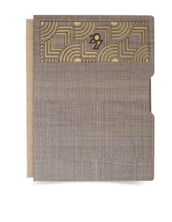 Grey_Geometric_Hardcover_Wood_Cover_Ruled_Notebook