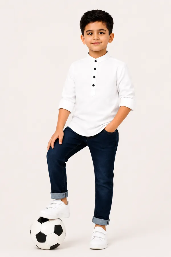 White_Mandarin_Collar_Kurta_for_Boys