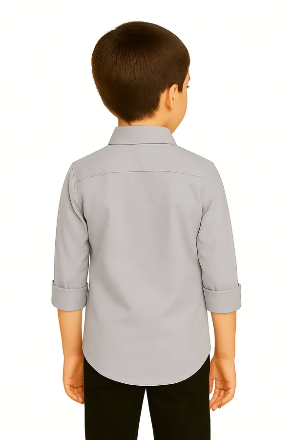 Grey_Roll-Up_Sleeve_Shirt_for_Boys