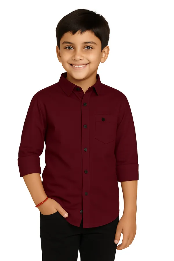 Maroon_Casual_Shirt_for_Boys