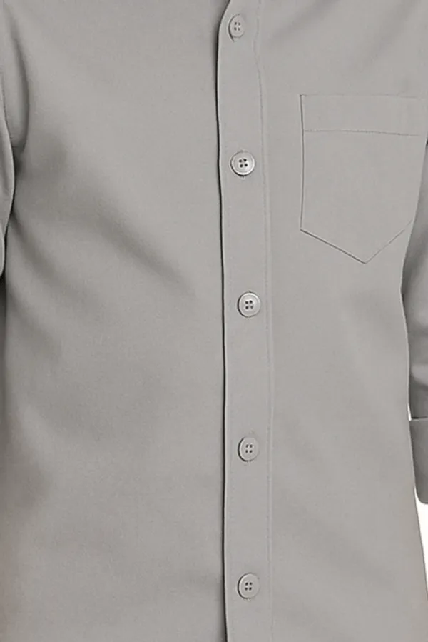 Grey_Roll-Up_Sleeve_Shirt_for_Boys