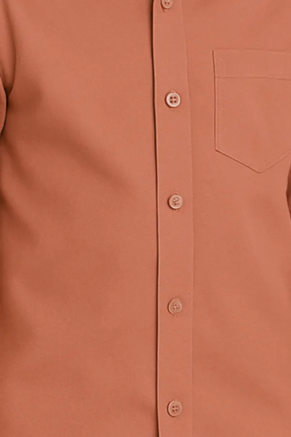 Rust_Casual_Button-Down_Shirt_for_Boys