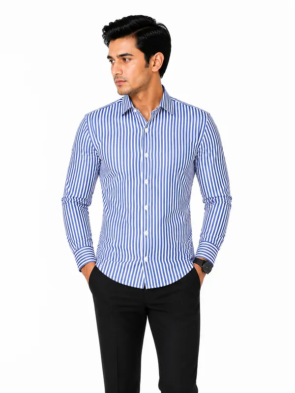 Blue_Striped_Full_Sleeve_Shirt_for_Men