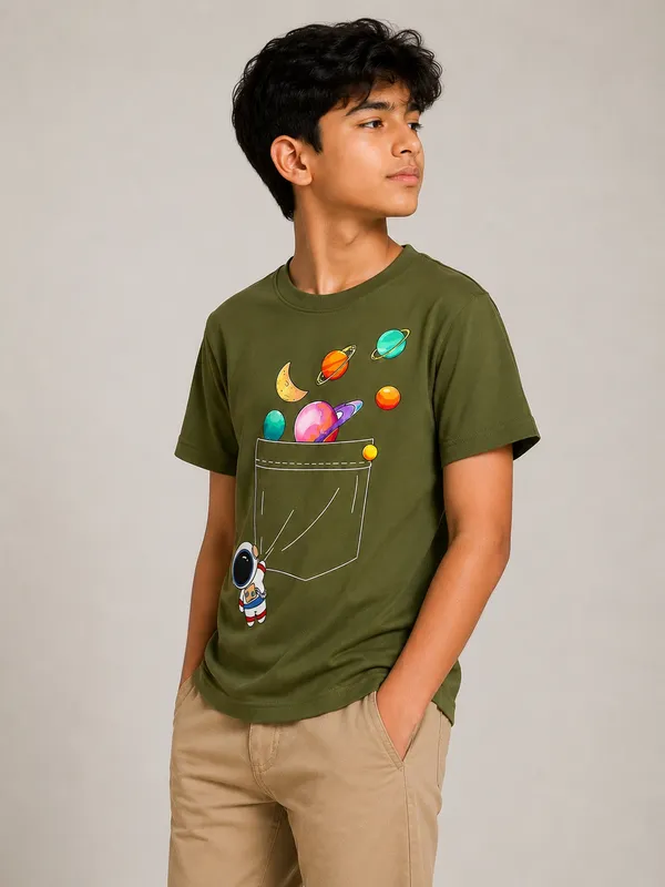 Olive_Green_Round_Neck_T-Shirt_for_Men