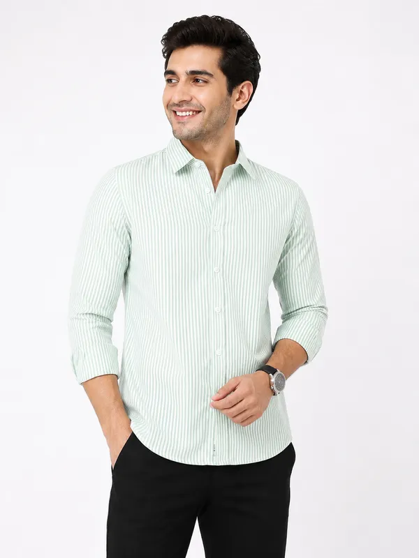 Light_Green_Striped_Regular_Fit_Shirt_for_Men