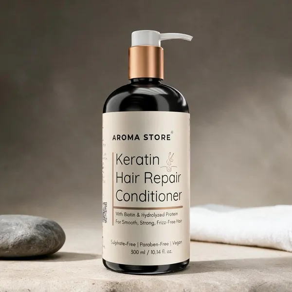 Keratin__And_Biotin_Ayurvedic_Repair_Hair_Conditioner_For__Unisex
