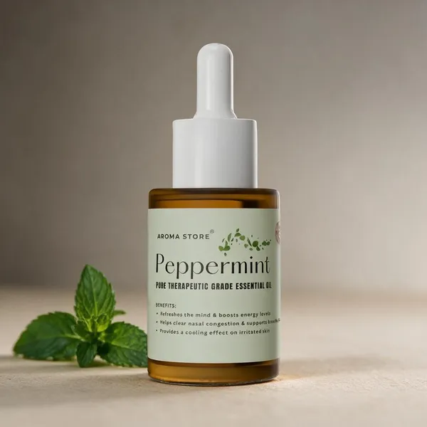 Peppermint_Essential_Oil_100%_Pure_Therapeutic_Grade_For__Unisex