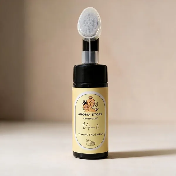 Vitamin_C__And_Neem_Foaming_Face_Wash_With_Inbuilt_Brush_For__Unisex