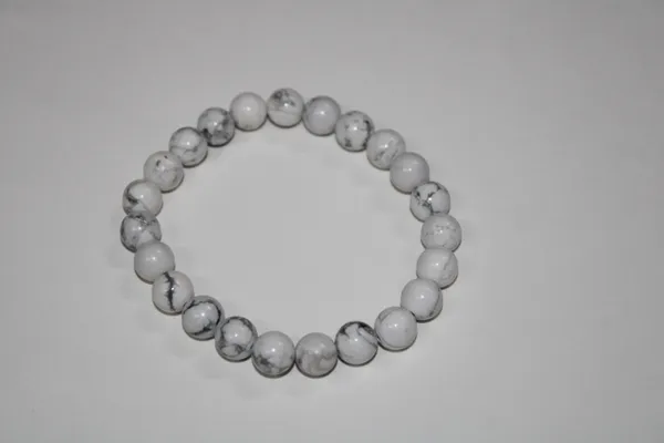 White_Howlite_Bracelet_For_Men_And_Women