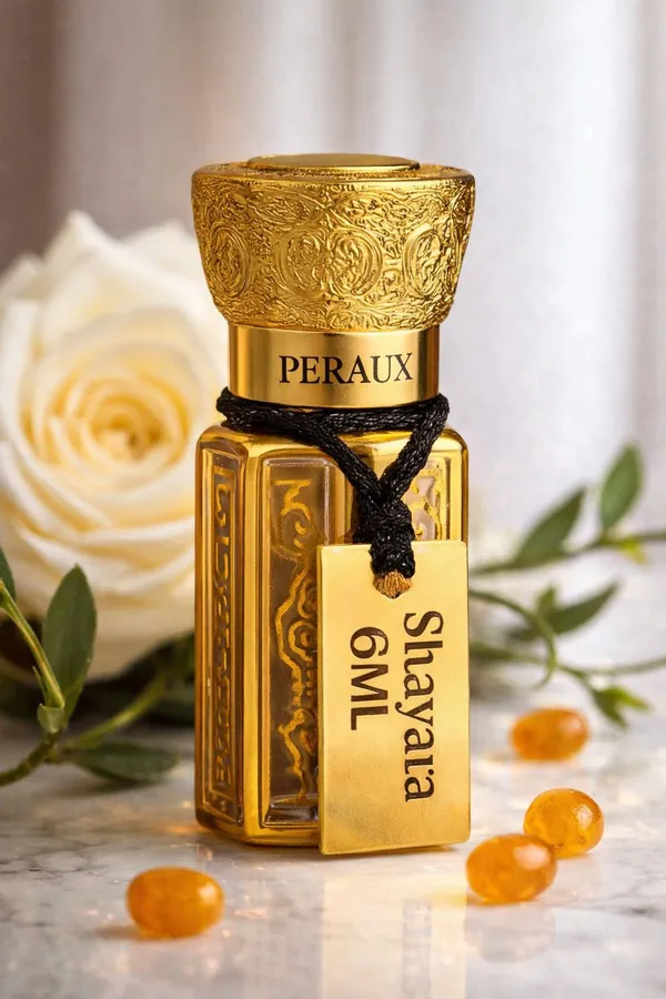 PERAUX_PÉRAUX_Shayara_Attar_–_6ml_|_Alcohol_Free_|_Long_Lasting_|_Unisex_Herbal_Attar_(Rose)