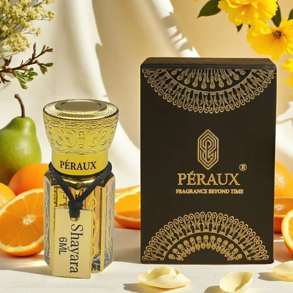 PERAUX_PÉRAUX_Shayara_Attar_–_6ml_|_Alcohol_Free_|_Long_Lasting_|_Unisex_Herbal_Attar_(Rose)