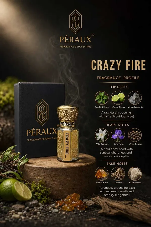 PERAUX_PÉRAUX_Crazy_Fire_Attar_–_6ml_|_Alcohol_Free_|_Long_Lasting_|_Unisex_Herbal_Attar_(Amber)