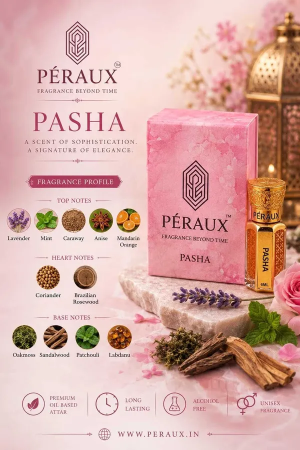 PERAUX_PASHA_Attar_–_6ml_|_Alcohol_Free_|_Long_Lasting_|_Unisex_Herbal_Attar_Floral_Attar_(Woody)