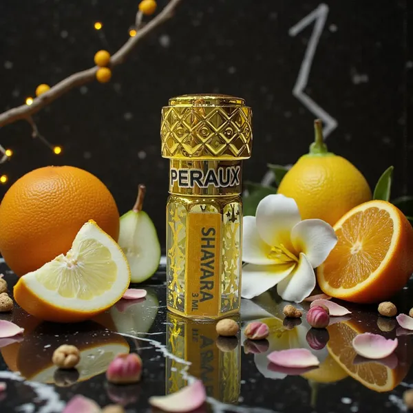 PERAUX_Shayara_Attar–3ml|Alcohol_Free|Long_Lasting|Unisex_Herbal_Attar_(Rose)