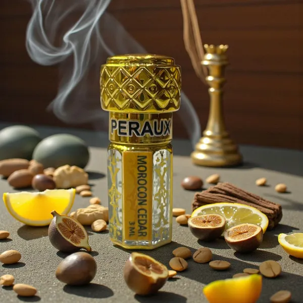 PERAUX_MoroCedar_Attar–3ml|Alcohol_Free|Long_Lasting|Unisex_Herbal_Attar_(Natural)
