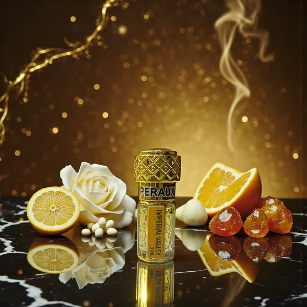 PERAUX_Imperial_Valley_Attar–3ml|Alcohol_Free|Long_Lasting|Unisex_Herbal_Attar_(Amber)
