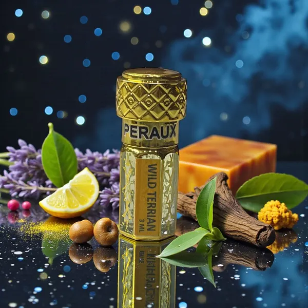 PERAUX_Wild_Terrian_Attar–3ml|Alcohol_Free|Long_Lasting|Unisex_Herbal_Attar_(Leather)