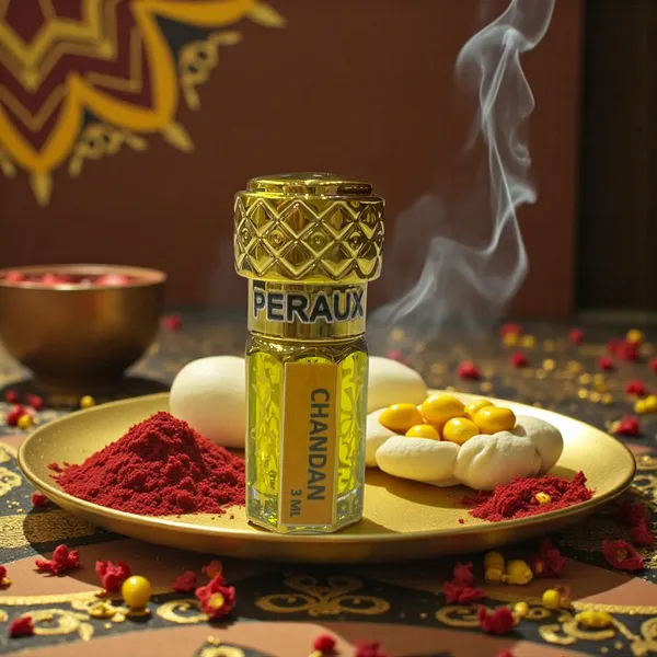PERAUX_Chandan_Attar|Sandalwood_Fragrance|Alcohol_Free|Long_Lasting|Unisex_Floral_Attar_Floral_Attar_(Sandalwood)