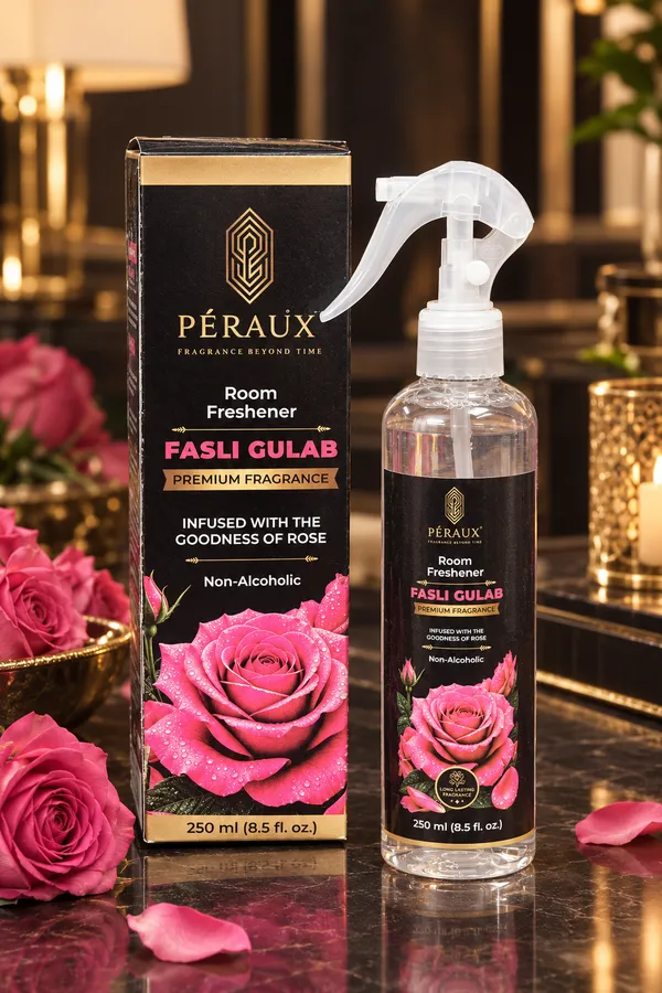 PERAUX_Fasli_Gulab_250ML_–_Premium_Rose_Fragrance_Room_Freshener_Spray