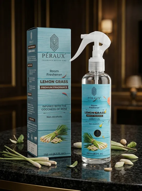 PERAUX_Lemon_Grass_250ML_–_Refreshing_Citrus_Herbal_Room_Freshener_Spray