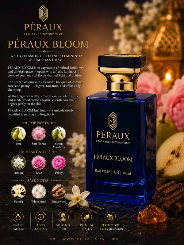 PERAUX_Bloom_|_100ml_Long_Lasting_Perfume_Spray_for_Women_Perfume__-__100_ml_(For_Women)