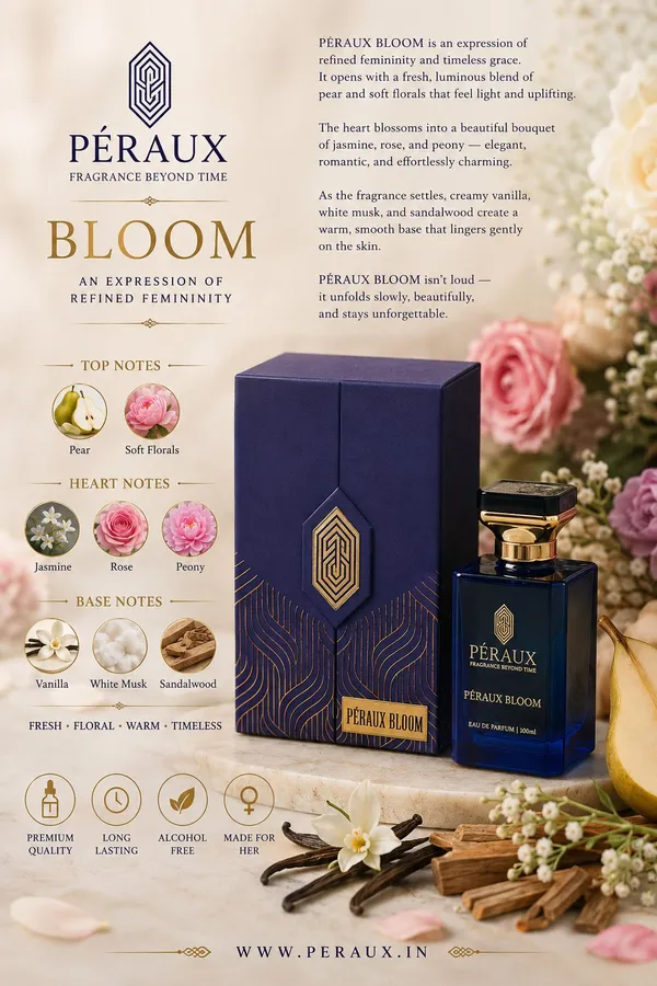PERAUX_Bloom_|_100ml_Long_Lasting_Perfume_Spray_for_Women_Perfume__-__100_ml_(For_Women)