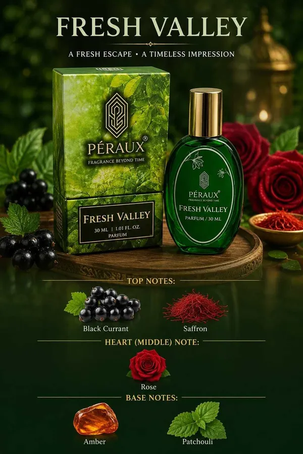 PERAUX_FRESH_VALLEY_|_Fresh_&_Refreshing_Unisex_Perfume_|_Long_Lasting_|_30_ML_Perfume__-__30_ml_(For_Men_&_Women)