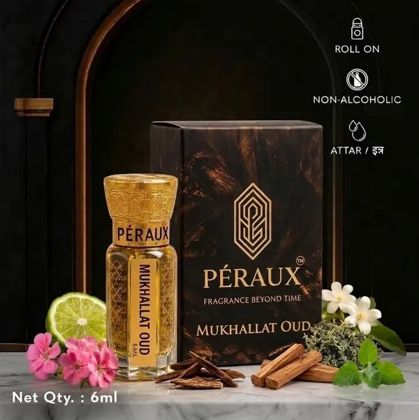 MUKHALLAT_OUD_|_Agarwood_Alcohol_Free_Long_Lasting_Perfume_6ML