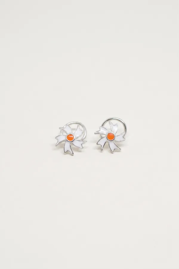 Silver_Floral_Statement_Earrings_For_Women