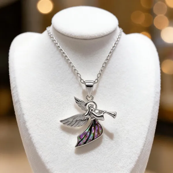 Silver_Tone_925_Silver_Necklace_For_Women