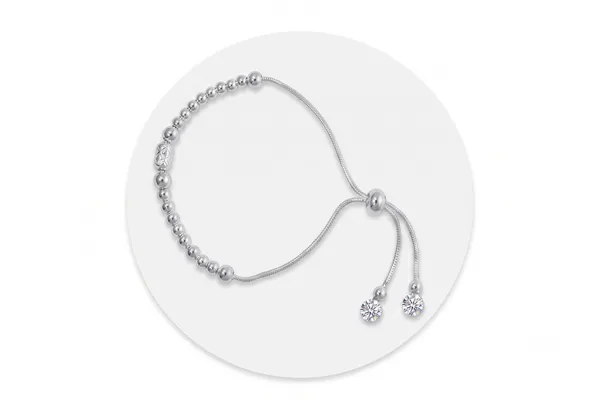 Silver_Beaded_Adjustable_Bracelet_for_Women