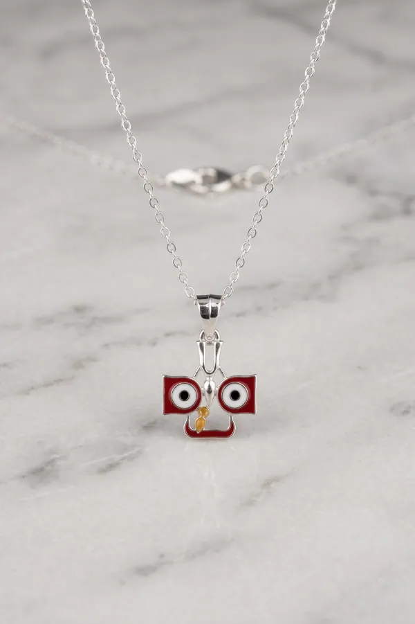 Silver_Red_Ganesh_Pendant_Necklace_for_Women