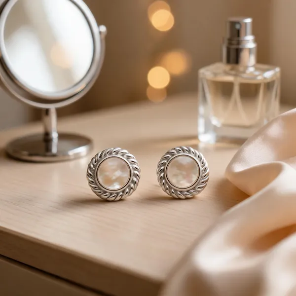 Silver_Tone_925_Silver_Earrings_For_Women