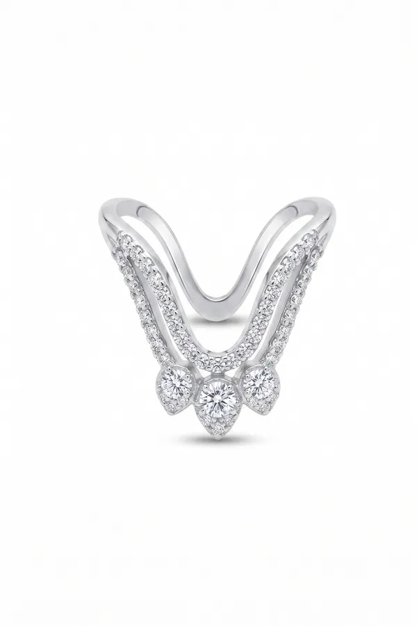 Silver_Tone_V_Shape_Stone_Studded_Ring_for_Women